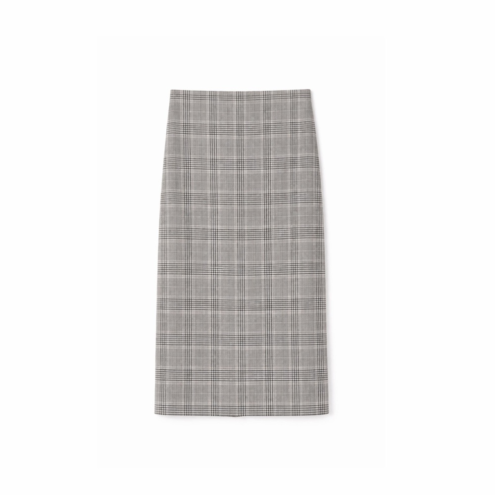🍂z a r a • checkered pencil skirt